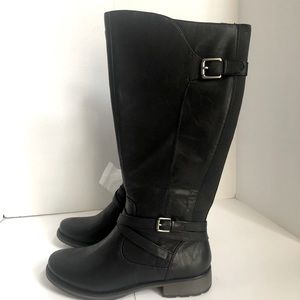 Naturalizer Stanton Black Tall Boots Size 9.5